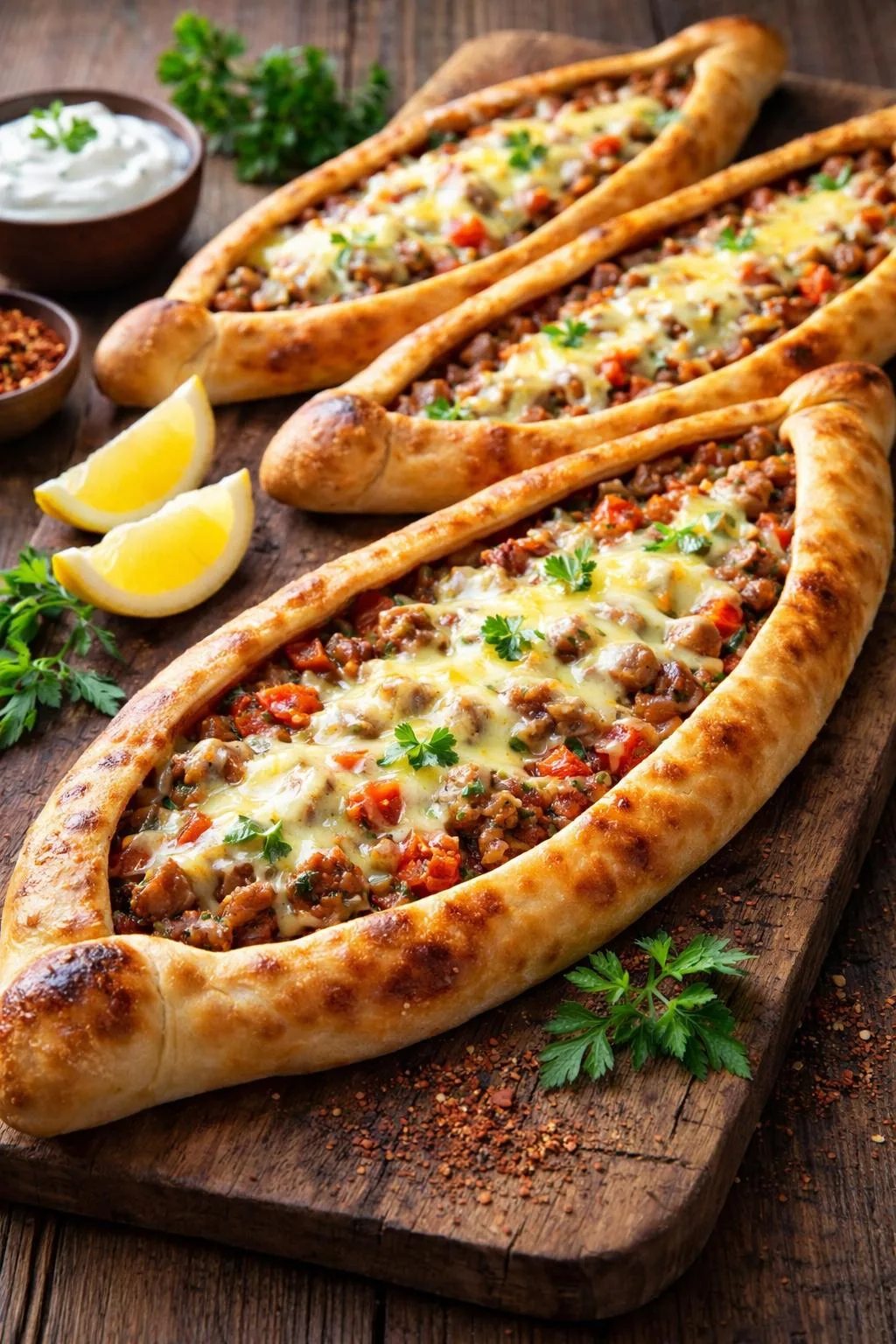 Kuşbaşılı Kaşarlı Pide