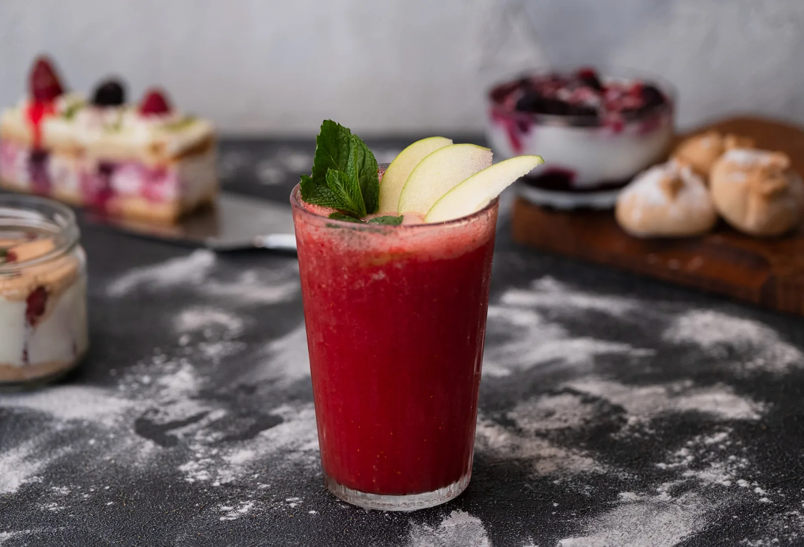 Iced Çilek Smoothie